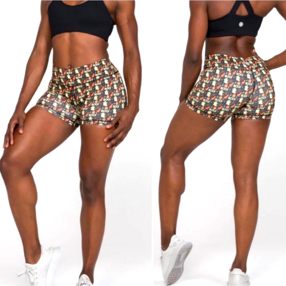 NWT IAB Boo Halloween No Ride 5" Workout Shorts